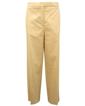 Pinko Wide Trousers - Yellow