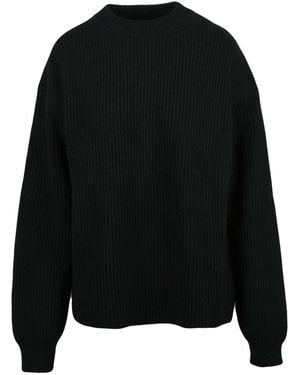 Jil Sander Round-Neck Knitwear - Negro
