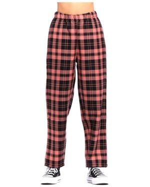 Rita Row Straight Trousers - Red