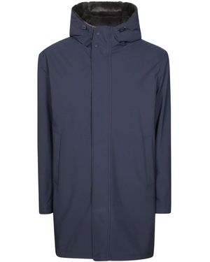 Herno Jassen ,Blauw ,Polyester Parka Keystone
