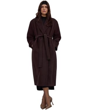 ESTRO Belted Coats - Rojo