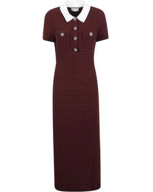 Self-Portrait Maxi Dresses - Morado