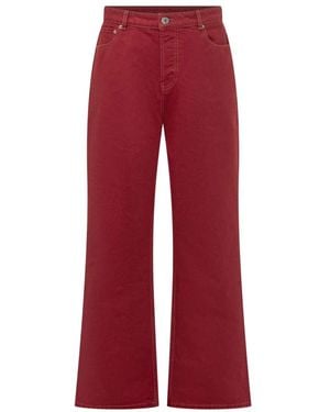 Ami Paris Straight Jeans - Rojo