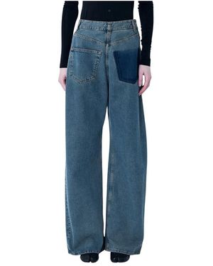 MM6 by Maison Margiela Loose-Fit Jeans - Blue