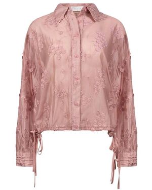Nukus Aaliya Blouse Flower - Roze