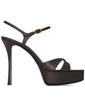 Saint Laurent High Heel Sandals - Brown