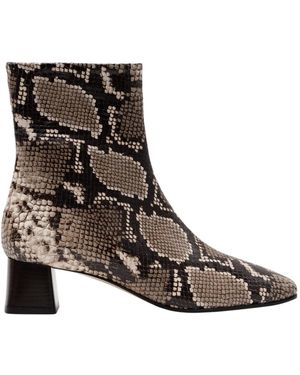 Parallèle Schoenen ,Bruin ,Leer Batan Enkellaarsjes