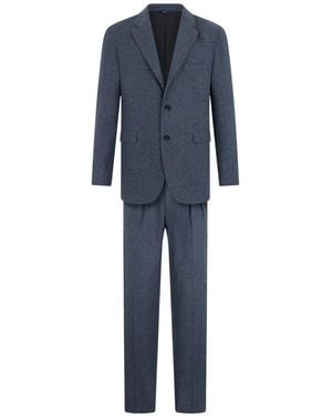 Brooks Brothers Single Breasted Suits - Blue