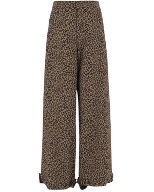 Sa Su Phi Wide Trousers - Brown