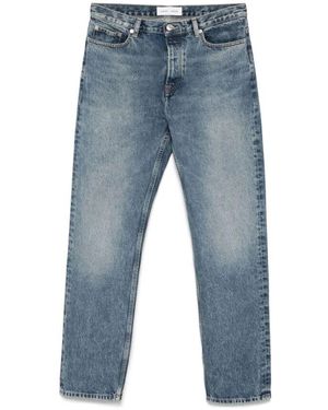Samsøe & Samsøe Hellgraue Klassische Fünf Taschen Jeans - Blau