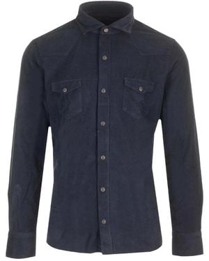 Barba Napoli Dandy Shirt - Blau