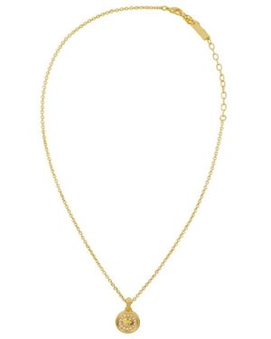 Versace Accessoires ,Geel ,Medusa Kristallen Ketting - Metallic