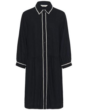 Part Two Shirt Dresses - Black