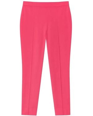 Clips Slim-Fit Broek - Roze