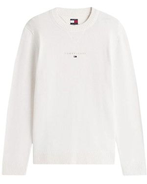 Tommy Hilfiger Round-Neck Knitwear - White