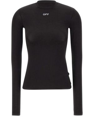 Off-White c/o Virgil Abloh Long Sleeve Tops - Zwart