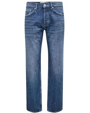 Only & Sons Straight Fit Jeans - Blue