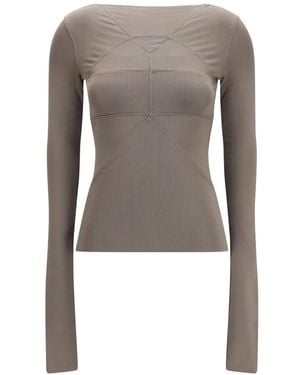Rick Owens Long Sleeve Tops - Marrón