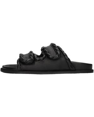 Elena Iachi Sliders - Black