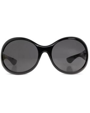 McQueen Accessoires ,Zwart ,The Curve Zonnebrillen