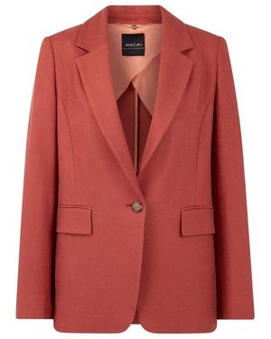Marc Cain Jassen ,Rood ,Viscose Blazer