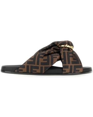Fendi Sliders - Brown