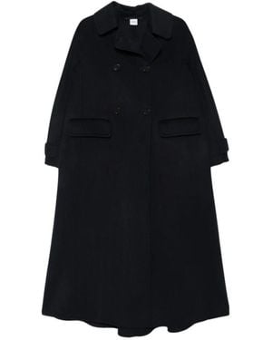 Aspesi Double-Breasted Coats - Nero