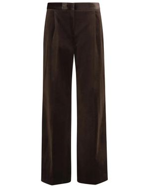Lardini Fluwelen Pantalon - Bruin