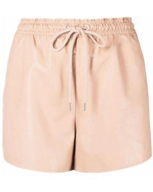 Stella McCartney Shorts Éticos De Cuero Sintético, Mujer, Talla - Neutro
