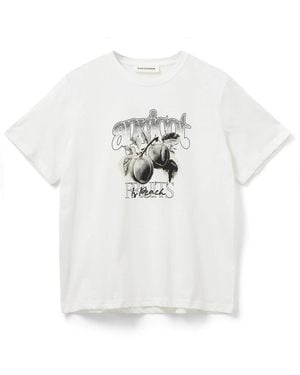 Sofie Schnoor Weißes T-Shirt Mit Grafikdruck Frau