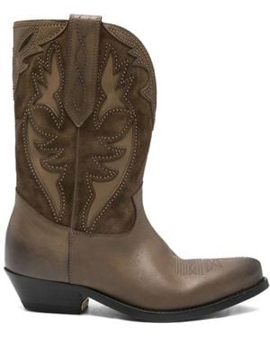 Golden Goose Cowboy Boots - Marron