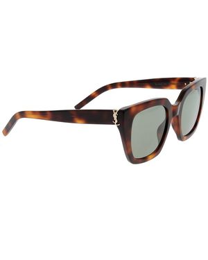 Saint Laurent Aviator Sonnenbrille - Braun