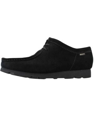 Clarks Laced Shoes - Negro