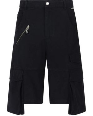 Gcds Denim Shorts - Black
