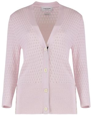 Thom Browne Cardigans - Pink
