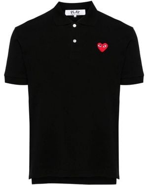 Comme des Garçons Polo Shirts - Black