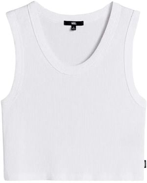 Vans Sleeveless Tops - Bianco