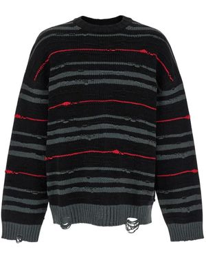 Juun.J Round-Neck Knitwear - Negro