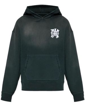 Amiri Hoodies & Sweatvesten ,Zwart ,Katoen Hollywood Oversized Hoodie - Groen
