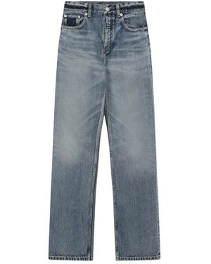 Alaïa Straight Fit Jeans - Blue
