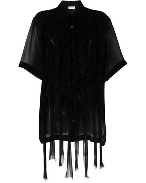 Dries Van Noten Clasen Shirt - Zwart