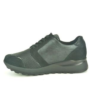 Waldläufer Schoenen ,Zwart ,Zwart+Stretch Runner N.+Tiret - Groen