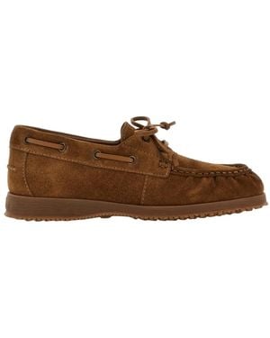 Hogan Sailor Shoes - Marrone