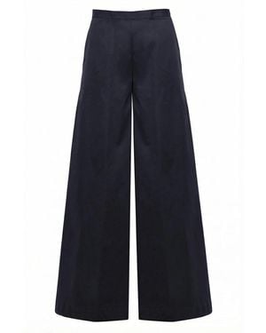 Liviana Conti Wide Trousers - Blue