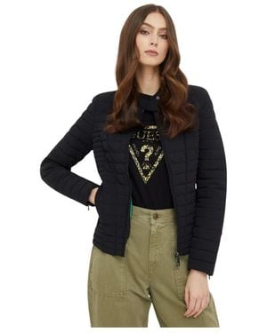 Guess Winter Jackets - Negro