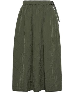 Weekend by Maxmara Gesteppter Midirock - Grün