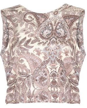 Soallure Sleeveless Tops - Rosa
