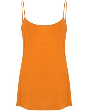 Alberta Ferretti Sleeveless Tops - Orange