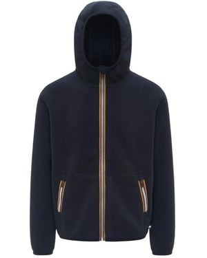 K-Way Jassen ,Blauw ,Polyester Jack Sherpa Polar Double Fleece