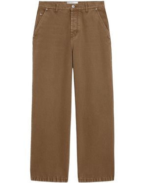 Ami Paris Jeans Mit Weiter Passform - Braun